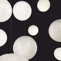 MOONLIGHT 30 cm lampa wisząca szara kula IP20, LED RGBW+CCT 9W z pilotem lub bez BP030MLRB MOONLIGHT 30 cm lampa wisząca szara kula IP20, LED RGBW+CCT 9W z pilotem lub bez BP030MLRB