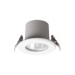 NAVY lampa sufitowa wpuszczana biała okrągła fi 14,2 cm, 230V LED 15W 36° IP65 2700K 1100 lm - R12661