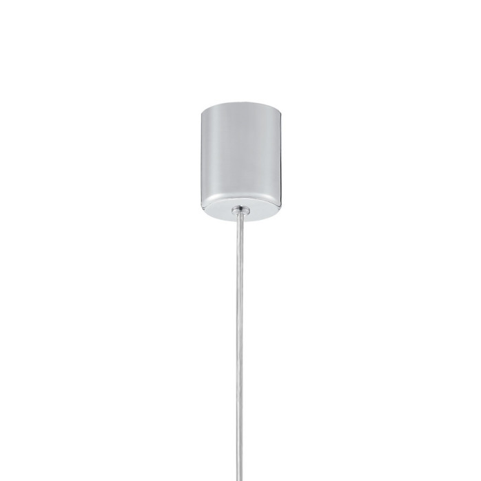 LONGIS II lampa wisząca 1 x 25W LED E27 klosz transparent, chrom, przewód transparent - 10137109