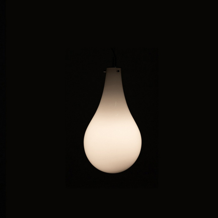 STILLA 2 lampa wisząca 2 x 25W LED E27 chrom, przewód czarny oplot, klosz biały połysk fi 30cm , długości 53 cm - 11048203