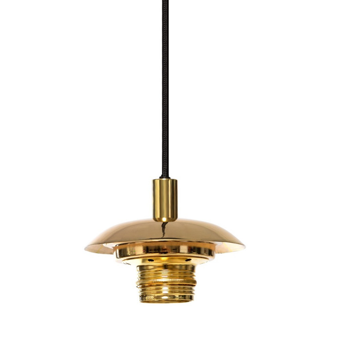 VENUS 3 lampa wisząca listwa 110 cm, 3 x 25W LED E27 złoty, przewód czarny oplot, klosz szklo grafitowy fi 28 cm, wys. 25 cm - 11091308