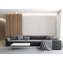 BASIC lampa sufitowa kwadratowa czarna regulowana C0071 BASIC lampa sufitowa kwadratowa czarna regulowana C0071