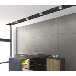 BASIC lampa sufitowa kwadratowa biała regulowana C0070 BASIC lampa sufitowa kwadratowa biała regulowana C0070