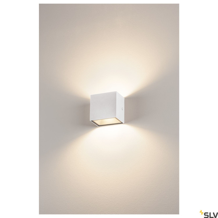 SITRA CUBE WL, lampa ścienna i sufitowa natynkowa LED, kolor biały, IP44, 3000K, 10W - 1002033