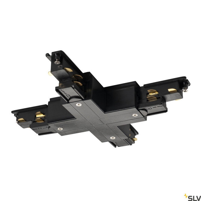 S-TRACK DALI łącznik X z możliwością zasilania, kolor czarny - 1002655