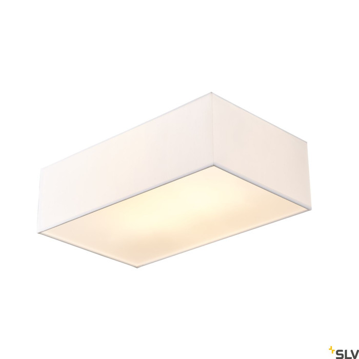 ACCANTO SQUARE E27, lampa sufitowa natynkowa, kolor biały - 1002945