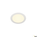 SENSER 18, lampa sufitowa wpuszczana LED, okrągła, kolor biały, 3000K - 1003009