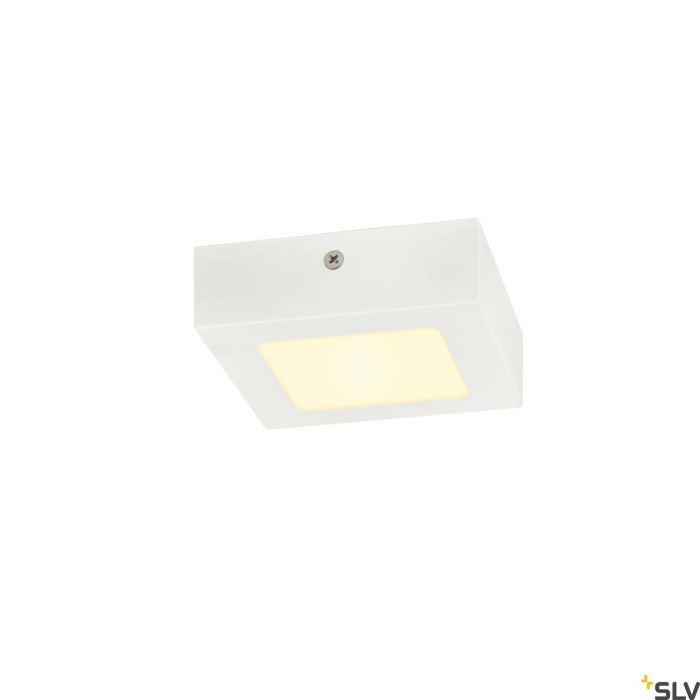 SENSER 12, lampa sufitowa natynkowa LED, kwadratowa, kolor biały, 3000K - 1003017