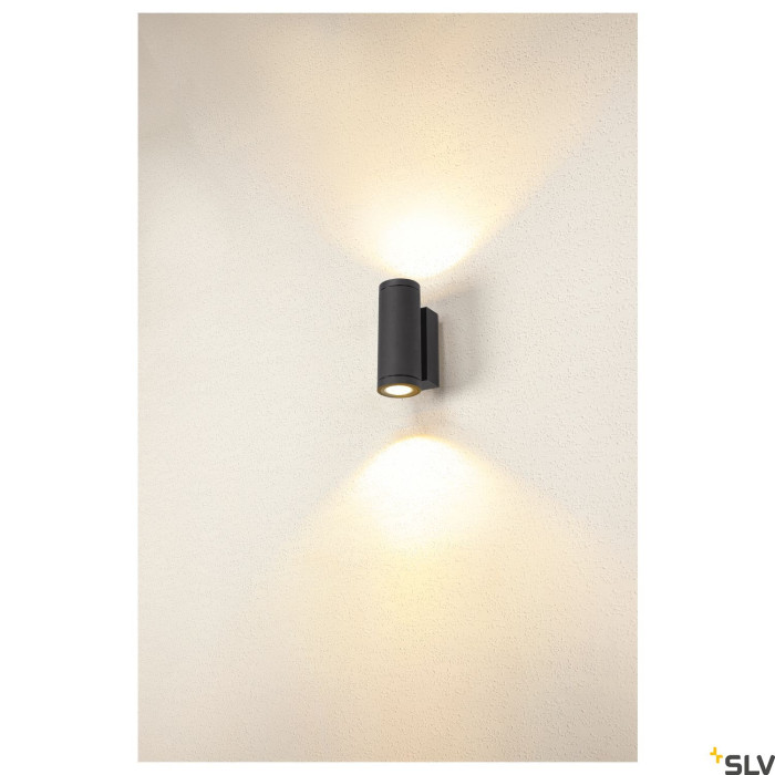ENOLA ROUND UP/DOWN S, lampa ścienna natynkowa LED, kolor antracytowy - 1003424