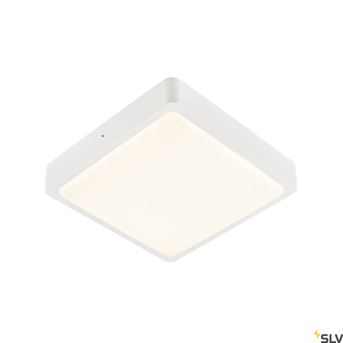 AINOS SQUARE SENSOR, lampa ścienna i sufitowa natynkowa LED, kolor biały, przełącznik CCT, 3000/4000K