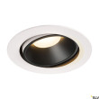 NUMINOS® MOVE DL XL, wewnętrzna oprawa sufitowa wpuszczana LED, biała/czarna, 3000 K 40° obrotowa i pochylana - 1003736
