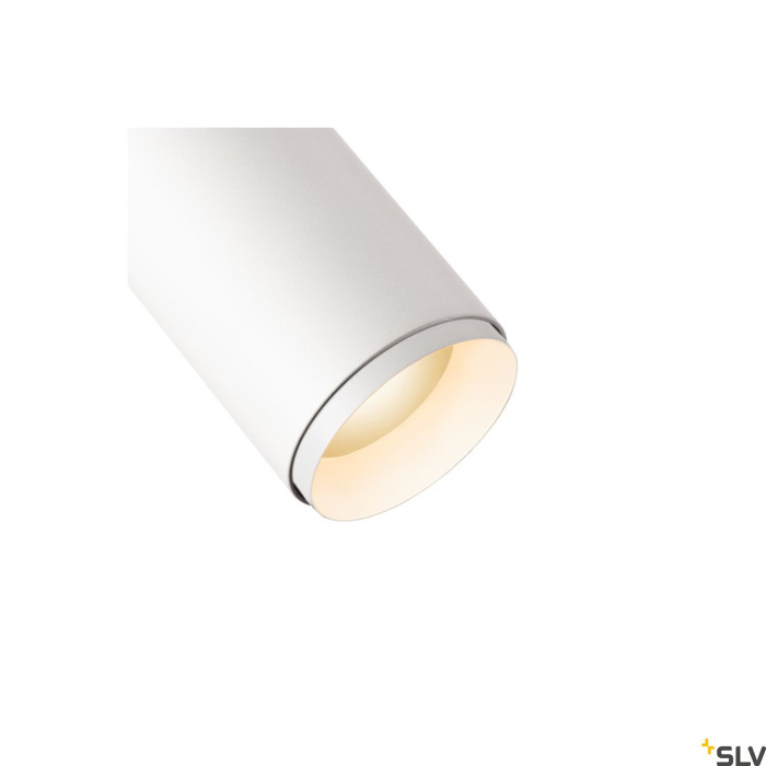 3~ NUMINOS® PHASE S, lampa z systemem 3-fazowym, biała/czarna 3000 K 36°