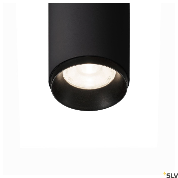 3~ NUMINOS® PHASE S, lampa z systemem 3-fazowym, czarna/czarna 4000 K 24°