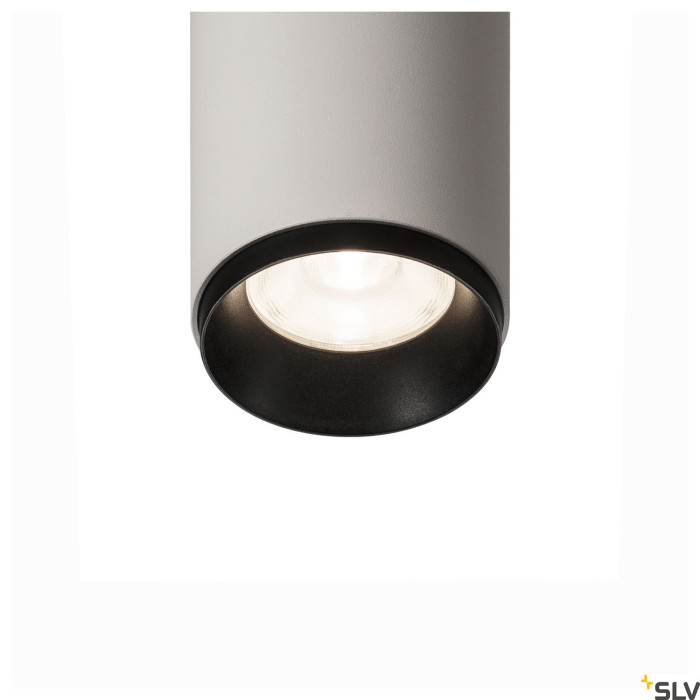 3~ NUMINOS® PHASE S, lampa z systemem 3-fazowym, biała/czarna 4000 K 24°