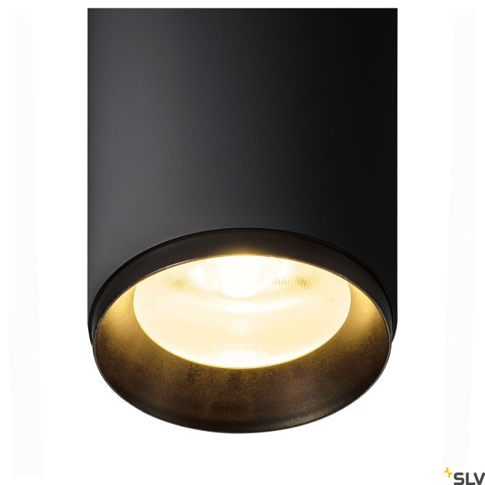 3~ NUMINOS® PHASE L, lampa z systemem 3-fazowym, czarna/czarna 3000 K 24°