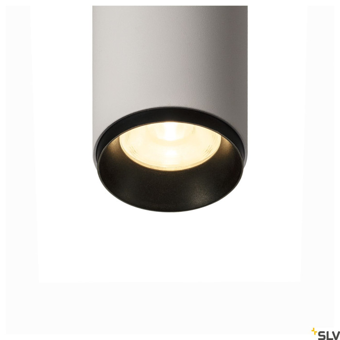 3~ NUMINOS® DALI S, lampa z systemem 3-fazowym, biała/czarna 3000 K 24°