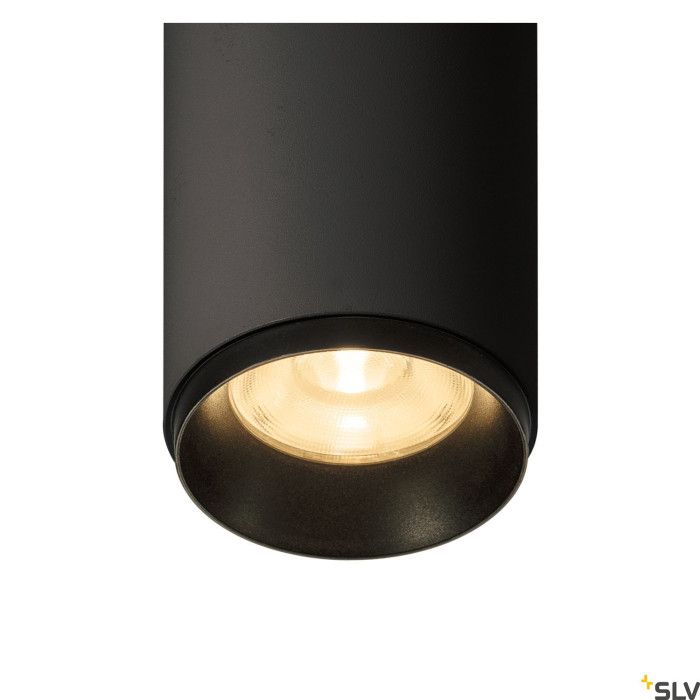 3~ NUMINOS® DALI M, lampa z systemem 3-fazowym, czarna/czarna 2700 K 36°