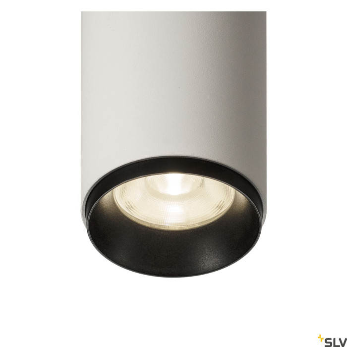 3~ NUMINOS® DALI M, lampa z systemem 3-fazowym, biała/czarna 4000 K 60°
