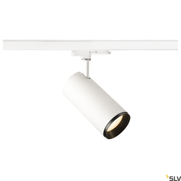 3~ NUMINOS® DALI L, lampa z systemem 3-fazowym, biała/czarna 3000 K 24°