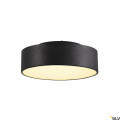 MEDO 30, lampa sufitowa, LED, 3000K, okrągła, kolor czarny, Ø 28 cm, można przekształcić w lampę wiszącą, 12W - 135020