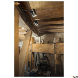 BIMA I, lampa do szyny 1F, czarny, GU10, max. 50W, z adapterem - 143440