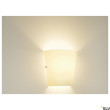BASKET lampa ścienna szklana biała LED E27 maks. 60W półokrągła szklo mleczne satyna - 151591