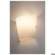 BASKET lampa ścienna szklana biała LED E27 maks. 60W półokrągła szklo mleczne satyna - 151591