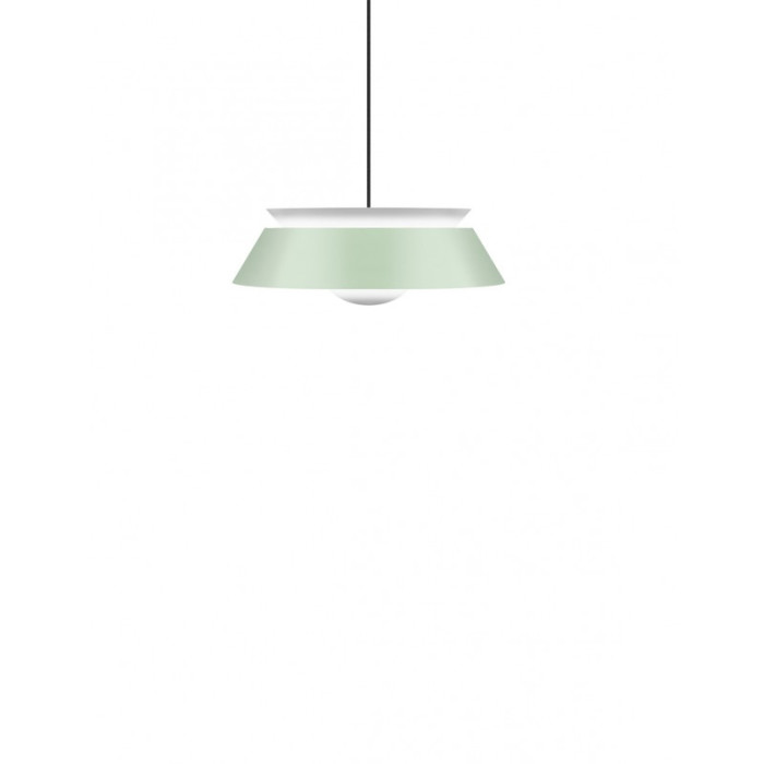 Lampa klosz Cuna mint green  Ø 38 cm, wys.16 cm miętowy zielony, do lampa wisząca - 02036
