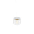 Lampa klosz Acorn Ø 14 cm, wys.16 cm White Brass biały, mosiądz, do lampa wisząca - 02105