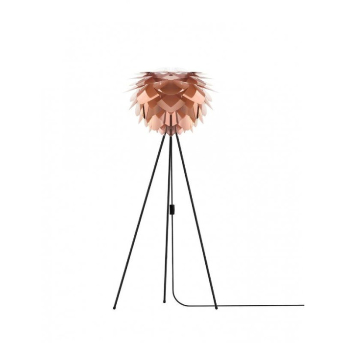 Lampa klosz Silvia copper Ø 50 cm, wys.41 cm biały & miedź, do lampa wisząca, stojąca, kinkiet - 02030