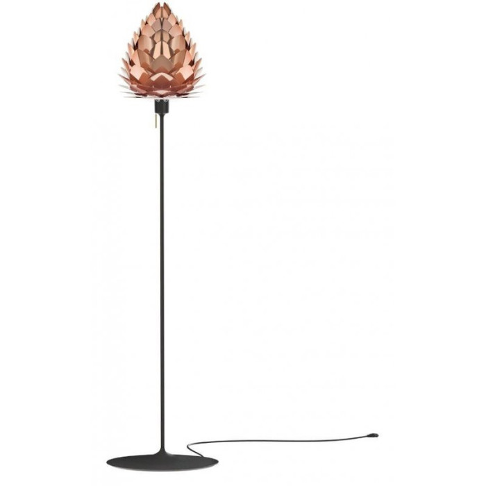 Lampa klosz Conia mini copper Ø 30 cm, wys.36 cm biały & miedź do lampa wisząca, stojąca, stołowa - 02033