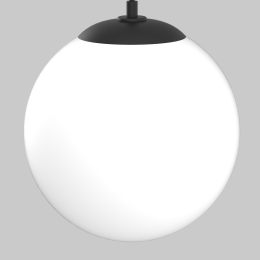 Sky Rail P2 klosz kula biały szkło mrożone fi12cm (48V bez zawieszenia -V120004A2B)