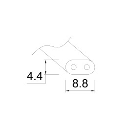 Sky Rail Mini 10 m taśma wąska 0.44cm x 0.88cm 48V