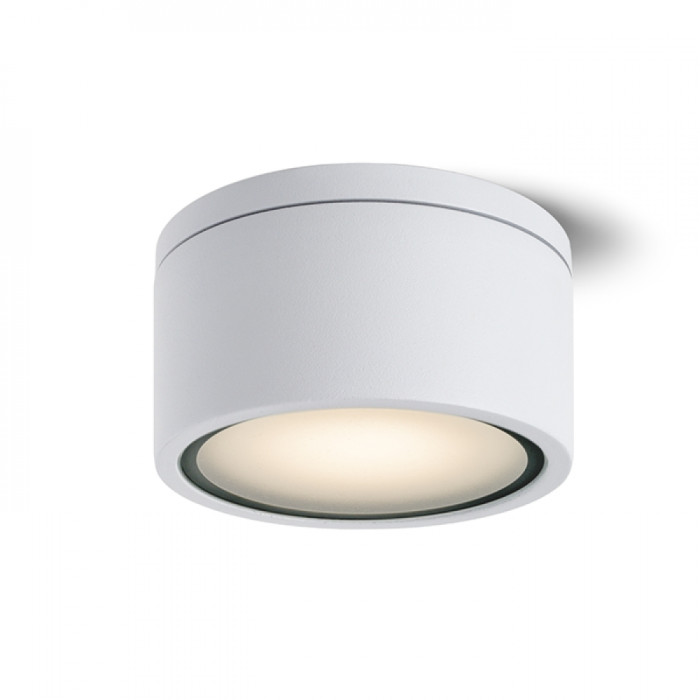 MERIDO Redlux, plafon, lampa sufitowa, łazienkowa, biała, hermetyczna 230V GX53 11W IP54 - R10428_2